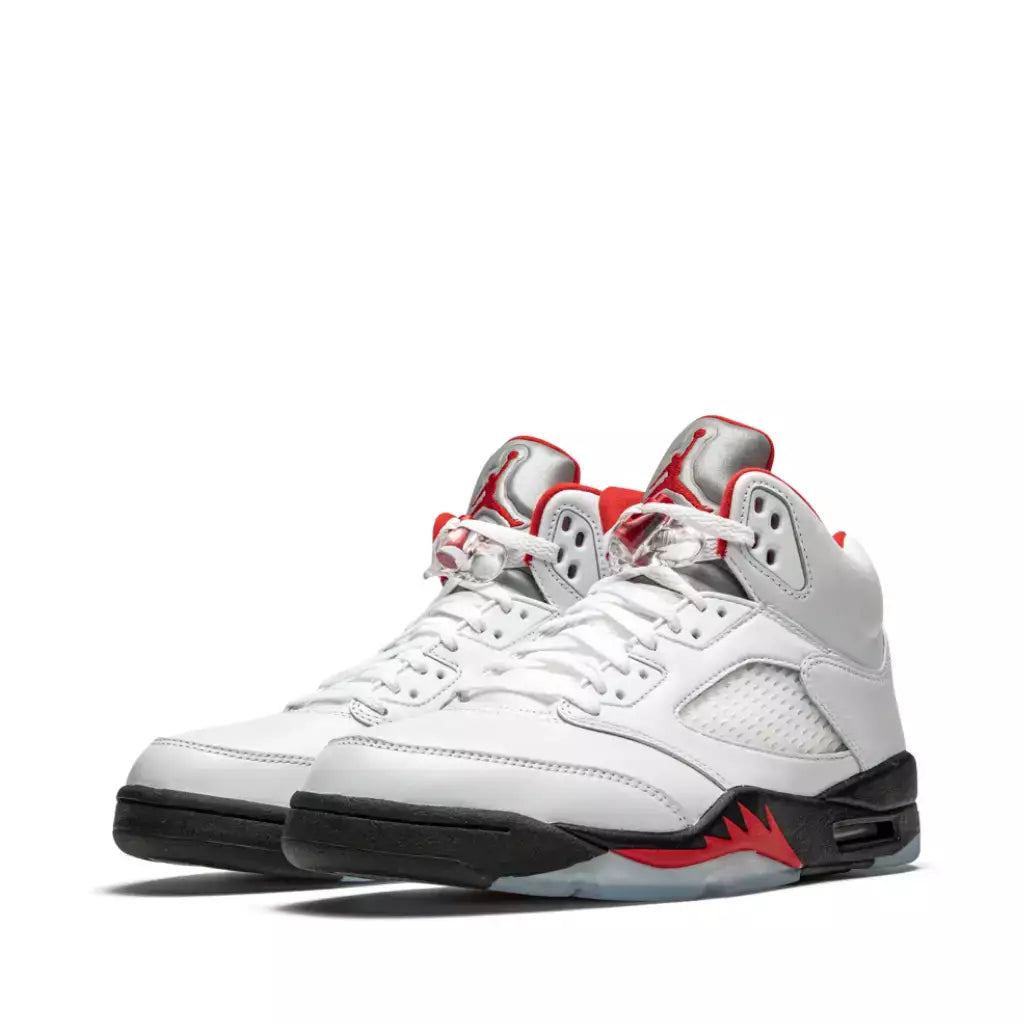 Air Jordan 5 Retro Fire Red Silver 3M Tongue (2020) - 27.5cm