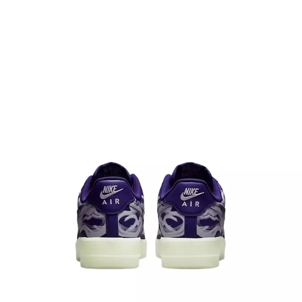 Nike Air Force 1 QS Low Court Purple Skeleton - Sneakers