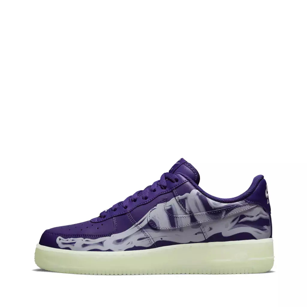 Nike Air Force 1 QS Low Court Purple Skeleton - Sneakers