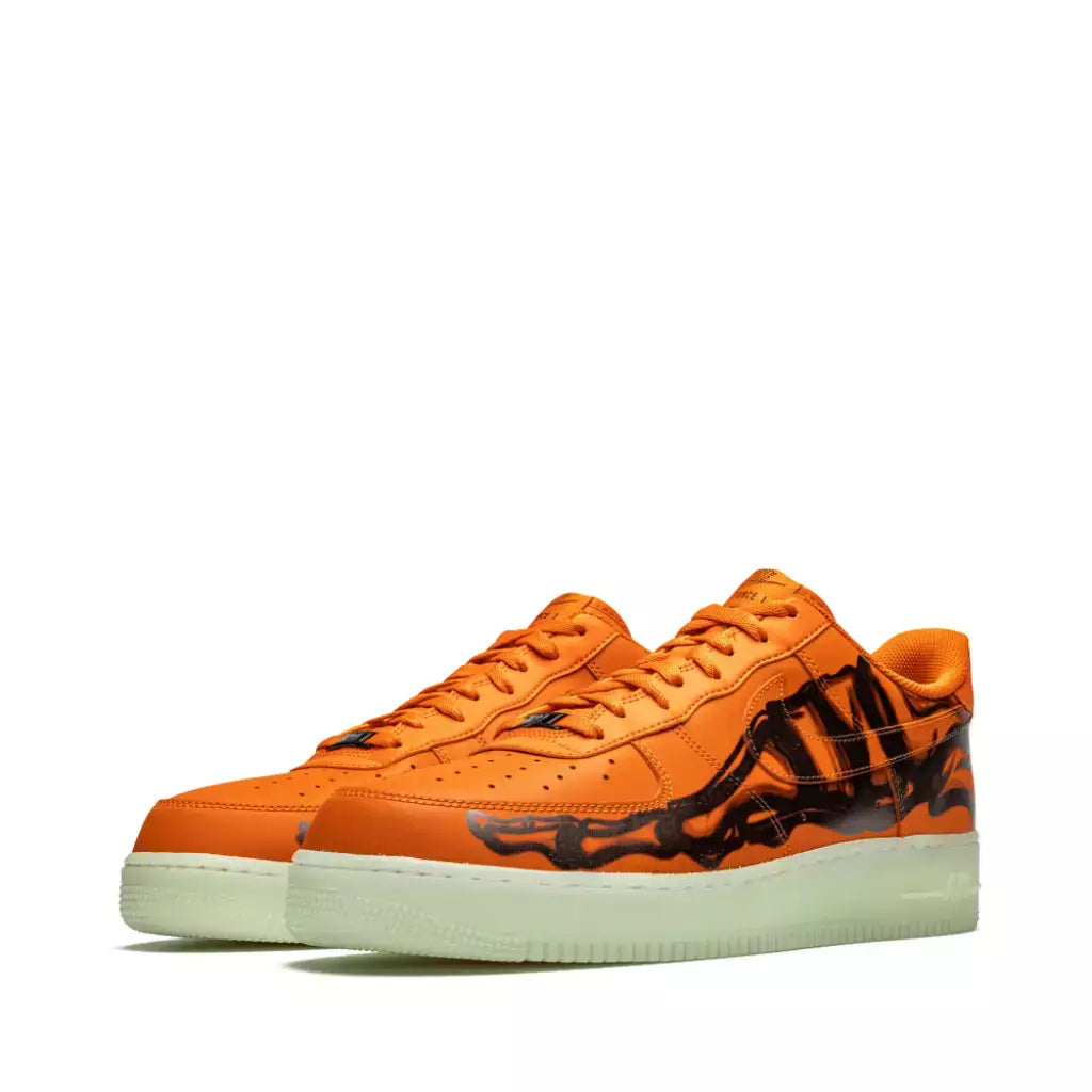 Nike Air Force 1 QS Low Orange Skeleton - Sneakers