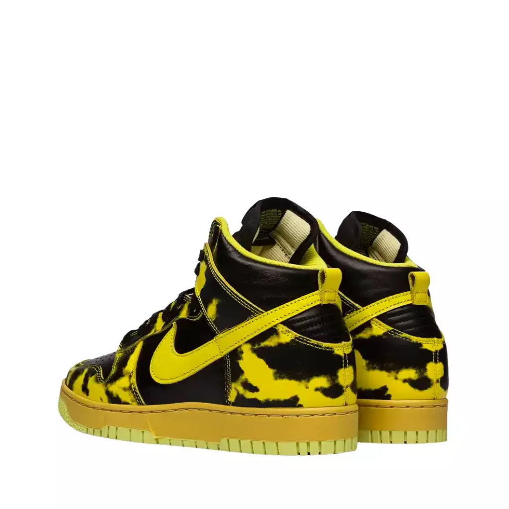 Nike Dunk High 1985 Yellow Acid Wash - Sneakers